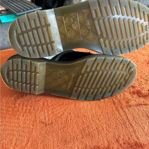 Dr. Martens Black and White Studded Combat Boots - Picture 7 of 7